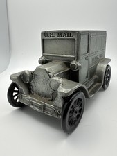 Vintage 1974 Banthrico 1919 METAL Coin Bank PARCEL POST U.S. MAIL Ford Truck picture