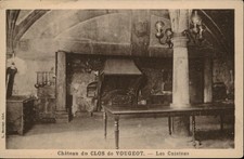 Chateau Du Clos de Vougeot France 12th Century monks built the kitchen postcard picture