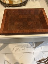 Dansk Parquet Solid Wood Server Tray MINT Vintage MCM picture