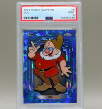 2024 Topps Chrome Disney Sapphire Doc PSA 9 picture