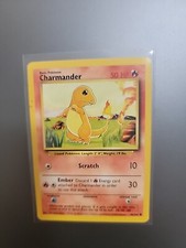 Charmander 46/102 Rare Pokemon Error Card 3 Red Dots In Left Border One Dark. picture