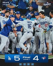 LOS ANGELES DODGERS Game 7 2025 World Series Champions 8x10 Photo Print Reprint picture