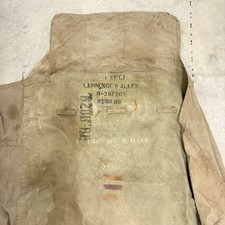 WWII US Army M1935 Bedding Roll Named 1st Lt Lawrence B Allen Stenciled picture