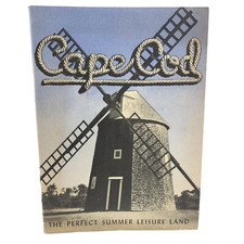 Vtg Cape Cod 1940s Travel Brochure Photos The Perfect Summer Leisure Land picture