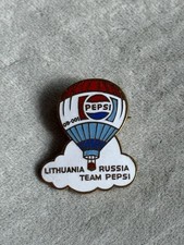 PEPSI COLA Pepsi HOT AIR BALLOON Pin Badge Russia / Lithuania NOS Vintage picture