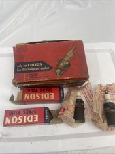 Vintage Open  Of 7 Edison Z 150S Spark Plugs NOS picture