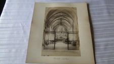 Vintage 19th Century British Albumen Photo Chichester Lady Chapel    picture