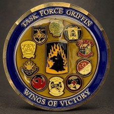 Task Force Griffin OEF VI Afghanistan Command Wings of Victory Challenge Coin picture