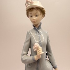 Lladro 4999 Miss Teresa Retired Rose Lady Excellent Condition 12.5” Tall picture
