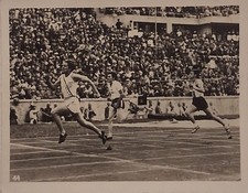 1936 Berlin Olympics HELEN STEPHENS Original Photo USA Winner 3x3.5 picture