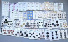 Vintage Sewing Buttons Lot 57 Original Cards La Mode La Petite Lansing Le Bouton picture