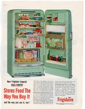 1955 Frigidaire Magazine Ad Imperial Cold-Pantry Refrigerator 1956 MCM picture
