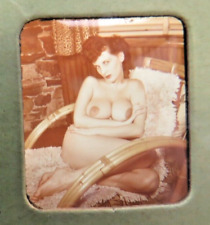 Stereo lockslide Photo Realist 3D Slide Transparency Nude Woman on Chair #237 picture