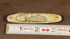 Vintage S.S. Statendam Cruse Ship Advertising Folding Pocket Knife Germany picture