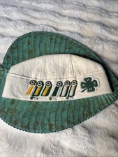 1950’s 4-H Club Service White Cap Hat Top 6 California Achievement Pins picture