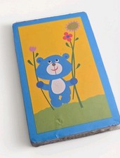 Vintage TRUMP Playing Cards Sealed Deck Bear Flowers Blue Border USA picture
