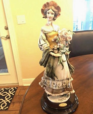 Florence: Giuseppe Armani Mimi Woman Resin Figurine 1973 Made in Italy picture