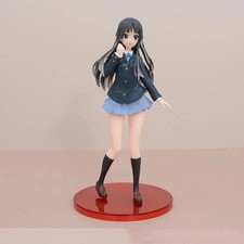 Akiyama Mio Figure K-On School Uniform Anime Collectible Statue Display New Gift picture