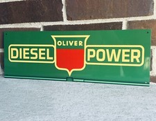 Oliver tractors 18x6 advertising garage sign Farming Farm Sign picture