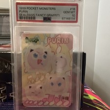 Sealdass 1999 Pokémon Purin #18 Sealdass Fancy Graffiti PSA 10 Graded picture