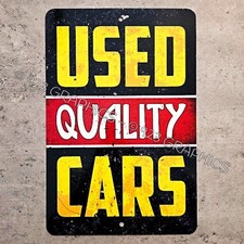 Used Cars Metal Sign - Automobile Sales - Car Lot - 8