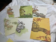 Vintage Current Wildlife Just A Notes LK Powell Artist, Animals One Each NOS picture
