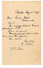 1887 Palatka Florida Business Letter Ferris & Weston Jacksonville  M. Fritsche picture