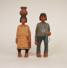 Cecil Wakefield ( 1930-2003 Phoenix, AZ) Native American Carved Figures picture