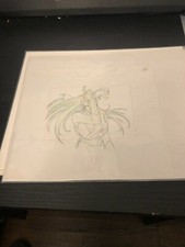 A-16 LA BLUE GIRL  ANIME PRODUCTION Drawing  original Boarded and bagged picture