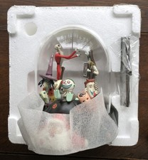 VTG Nightmare Before Christmas Jack & Sally Montage Dome Vignette LE 2000 Toshin picture