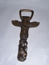 Vintage Bom Canada Totem Bottle Cap Opener Copper Tone picture