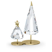 Swarovski Holiday Magic Christmas Tree Duo(set of 2) #5596790 New in Box picture