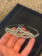 Vintage 1981 Rhinestone Tiara Crown Job's Daughters Honor Queen Masonic picture