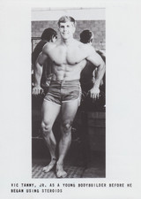 1983 Press Photo Vic Tanny Jr. as a young bodybuilder before using steroids picture