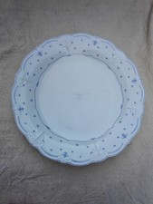 Tirschenreuth Fleur De Lis Blue Dinner Plate picture