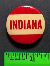 Vintage Indiana College University Pinback Pin picture