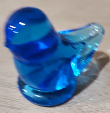 Vintage Bluebird of Happiness Art Glass Figurine Signed Ron Ray 1995 Paperweight picture