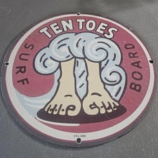 VINTAGE 1969 TEN TOES SURF 12