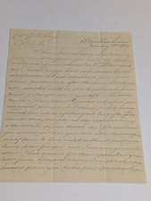 1819 Three‑Page London Letter to Capt J. R. Lang Wax Seal – Early Maritime Mail picture