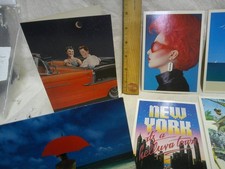 1980 paper moon graphics cards lot New Wave punk NYC village picture