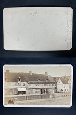France, Saint-Valery-en-Caux, Boulangerie pâtisserie Blanquet Vintage cdv album picture