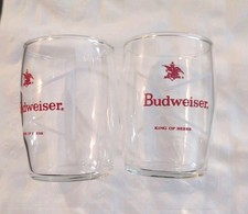 Budweiser barrel glass beer 3 inches tall picture