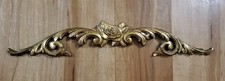 Vintage Syroco 7684A Gold Rose Leaf Door Window Wall Plaque Baroque picture