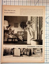 1946 Stromberg-Carlson Radio-Phonograph Vintage Ad Family Music Rochester NY picture