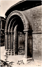Holy Sepulchre Round Church Doorway Cambridge England RPPC Raphael Tuck Postcard picture