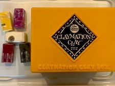 Vintage Will Vinton Claymation Clay Box) in yellow, manual, + 5 sculpey packs picture