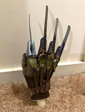 Gemmy Halloween Animated 2010 Life Size Freddy Krueger Glove Restored AS IS READ picture