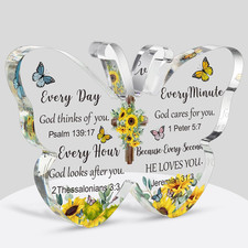 Barydat Acrylic Christian Gifts Bible Verses Religious Gifts for Women Men Inspi picture