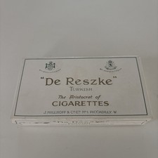 Vintage J. Millhoff & Co De Reszke TURKS 50 Cigarette Tobacco Tin- England picture