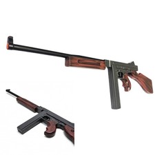 34.5” Foam Thompson M1 Carbine Cosplay Prop | WWII Gangster Era Collectible Foam picture